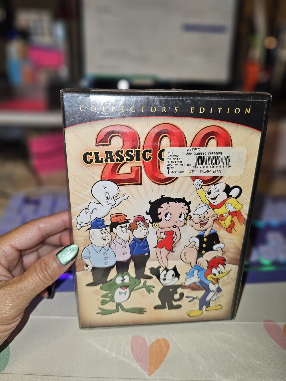 200 Classic Cartoons Collector’s Edition 4-Disc DVD Set NEW Factory Sealed